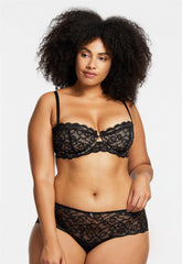 Keyhole Balconette Bra